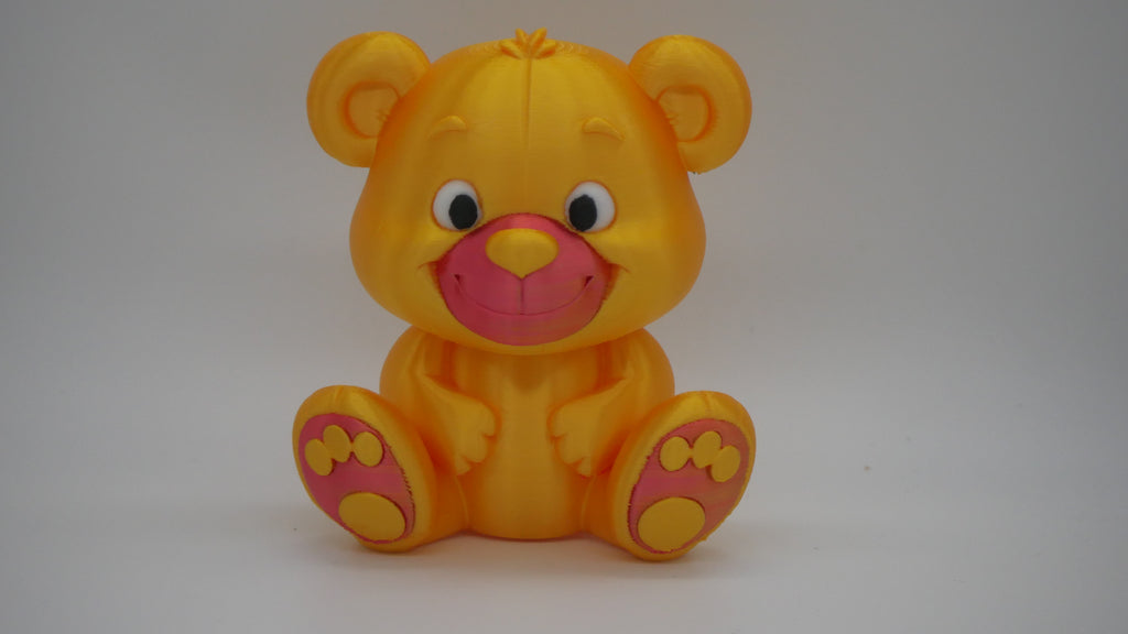 🐻✨😄 Engelbärt – Der goldene, lachende Glücksbär
