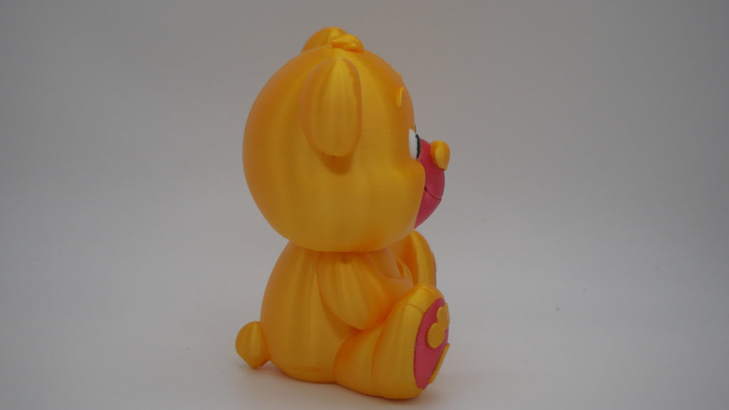 🐻✨😄 Engelbärt – Der goldene, lachende Glücksbär