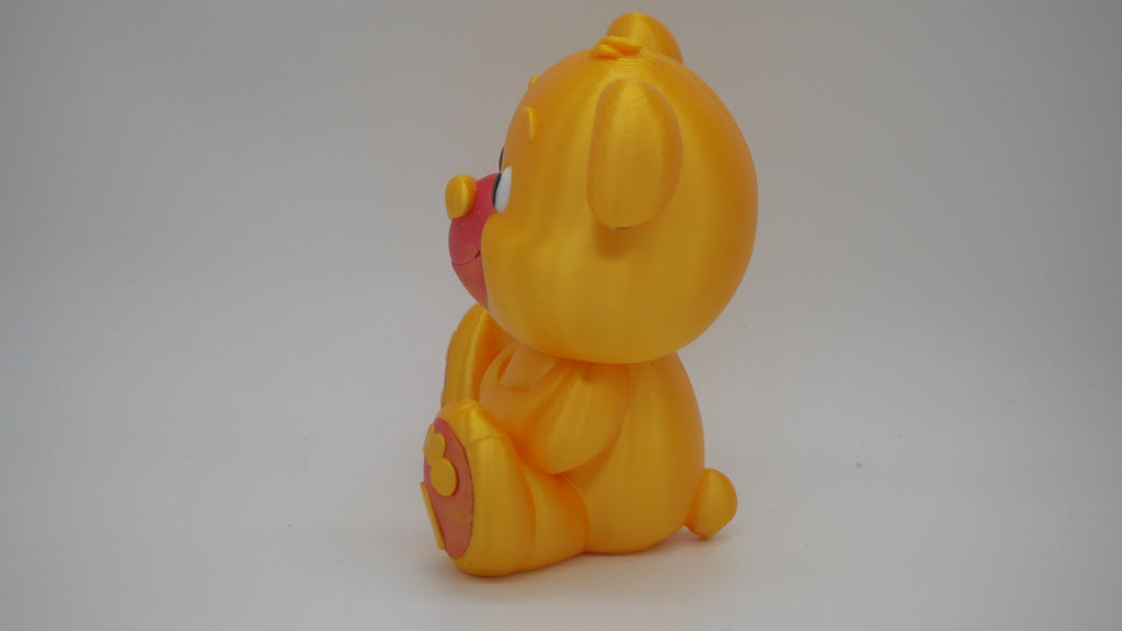 🐻✨😄 Engelbärt – Der goldene, lachende Glücksbär