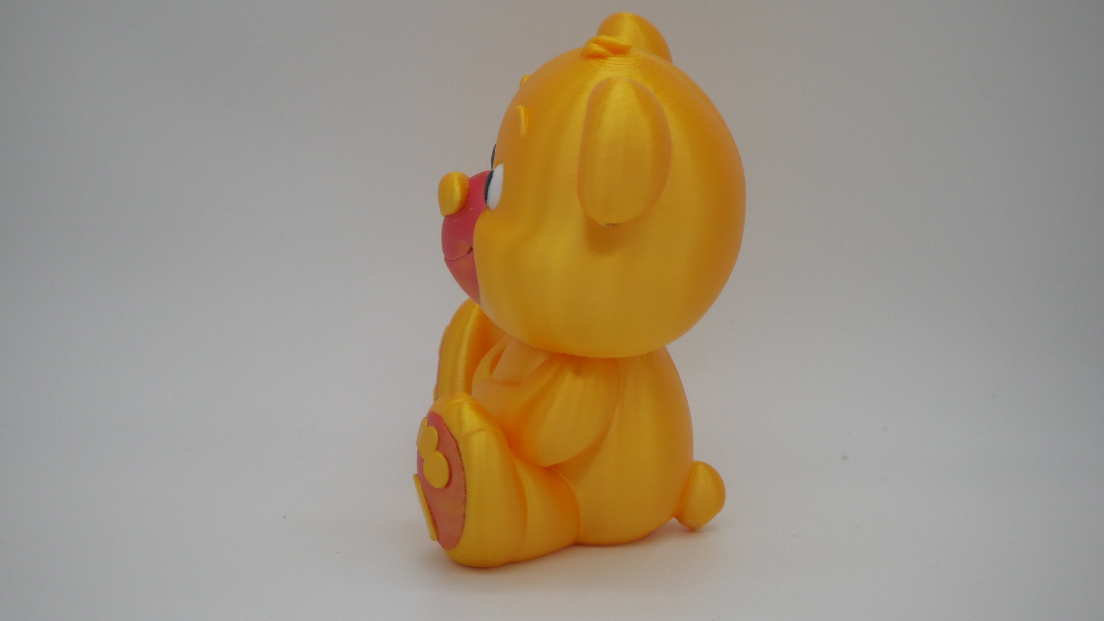 🐻✨😄 Engelbärt – Der goldene, lachende Glücksbär