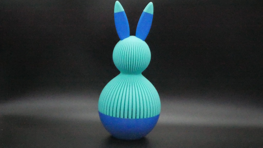 Japandi Osterhase (Geschenkfach) Azure/Blau