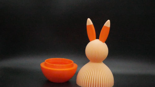 Japandi Osterhase (Geschenkfach) Peach / Orange