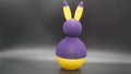 Japandi Osterhase (Geschenkfach) Lila / Gelb