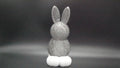 Osterhase Rauchgrau