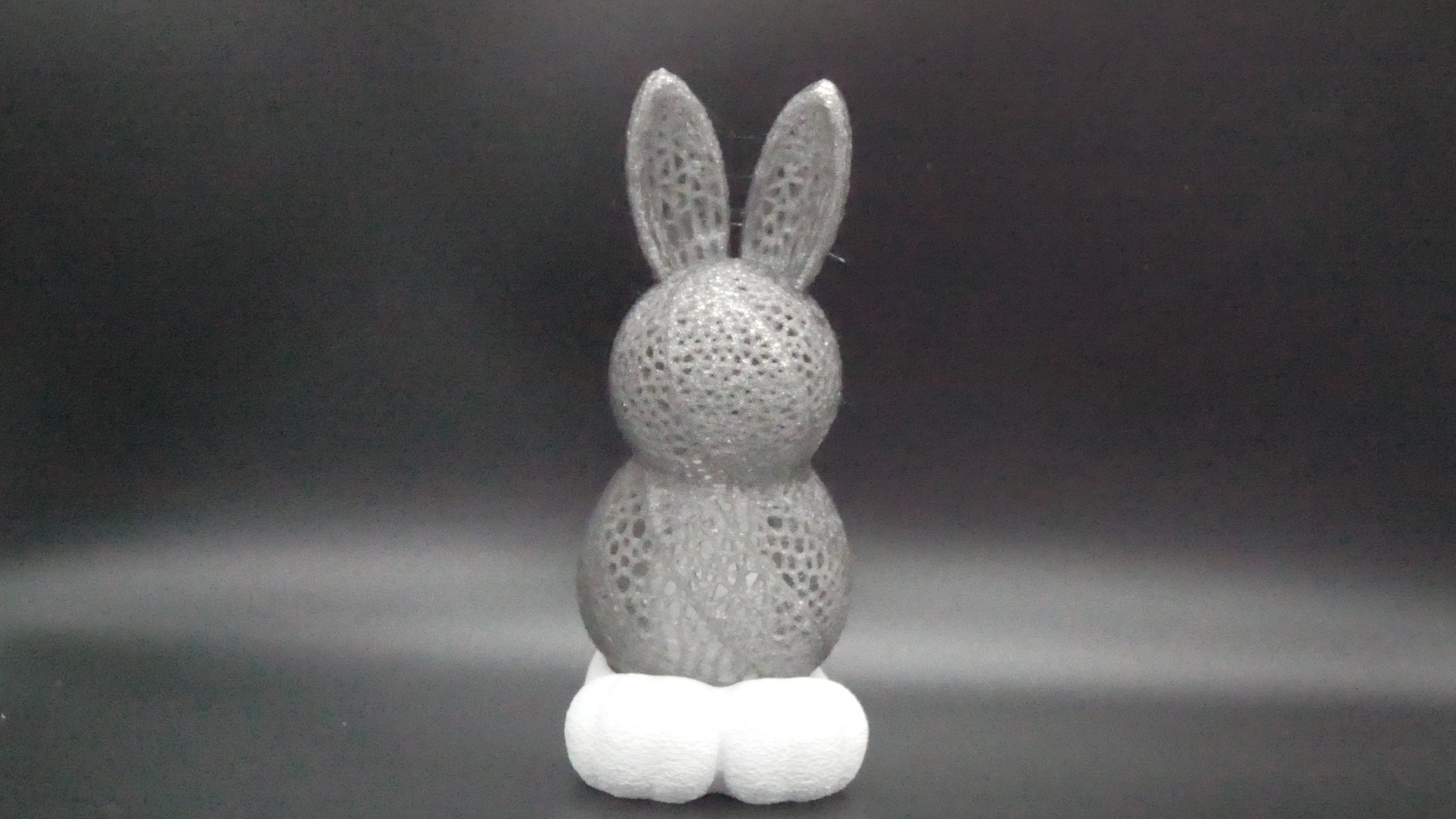 Osterhase Rauchgrau