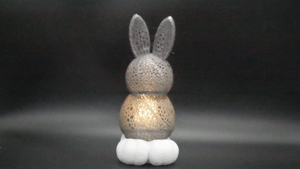 Osterhase Rauchgrau