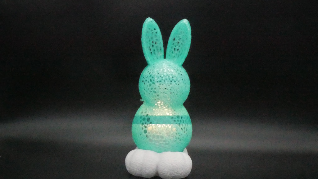 Osterhase Durchsichtiges Blaugrün