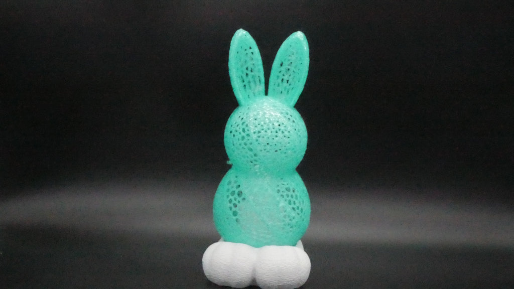 Osterhase Durchsichtiges Blaugrün