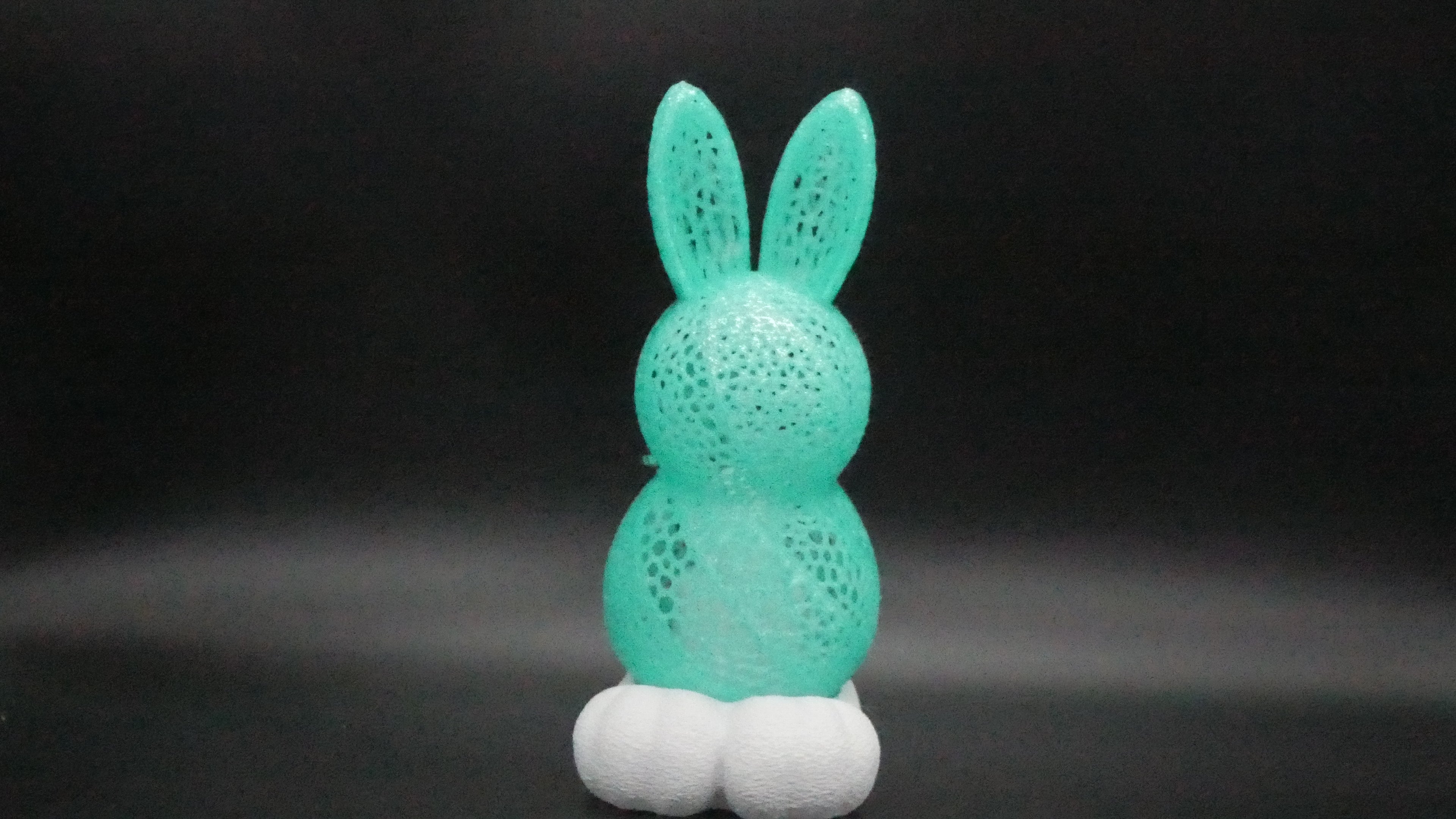 Osterhase Durchsichtiges Blaugrün