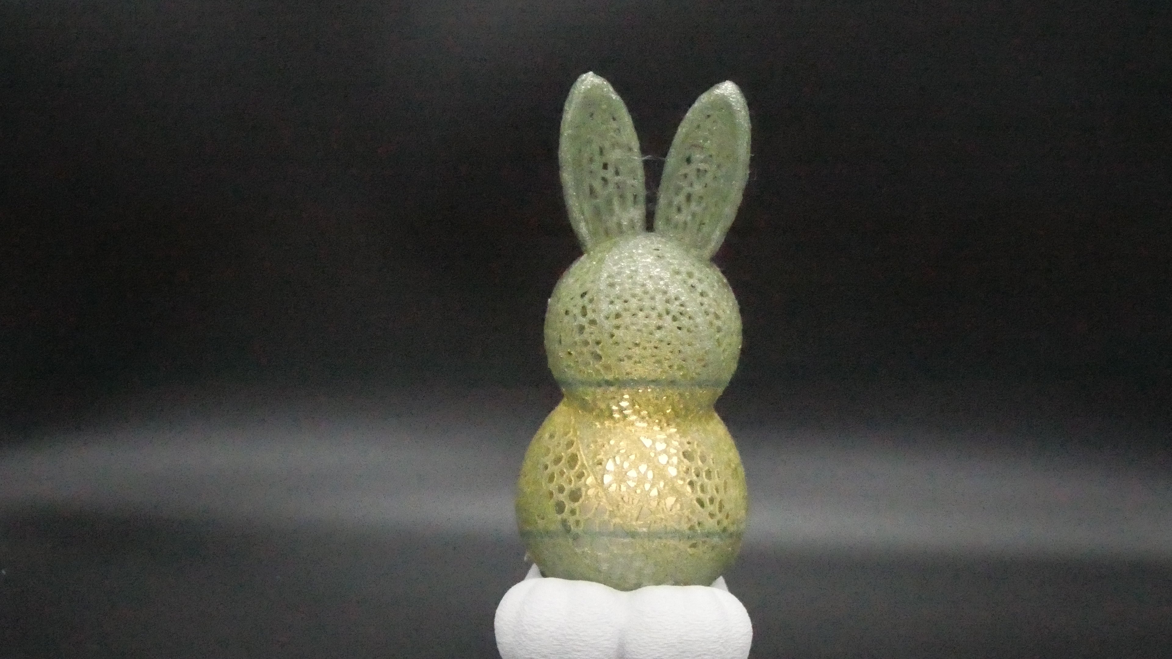 Osterhase Durchsichtiges Olivgrün