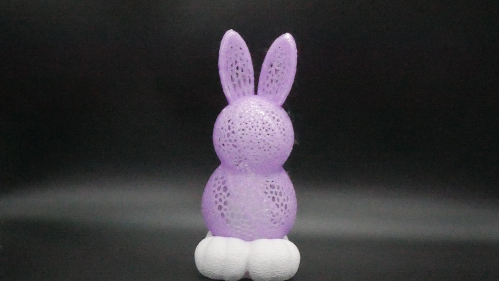 Osterhase  Durchsichtiges Lila