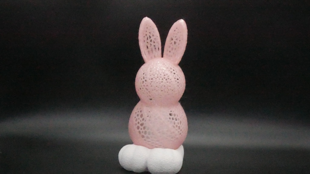 Osterhase Durchsichtiges Pink